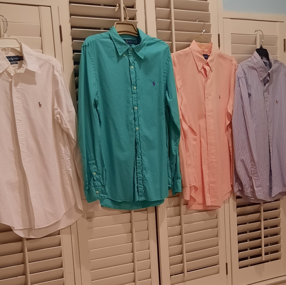 !!! SOLD !!!Mens Ralph Lauren down shirt great condition